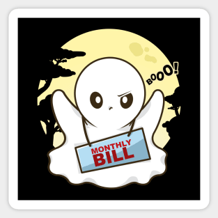 Scary Ghost Sticker